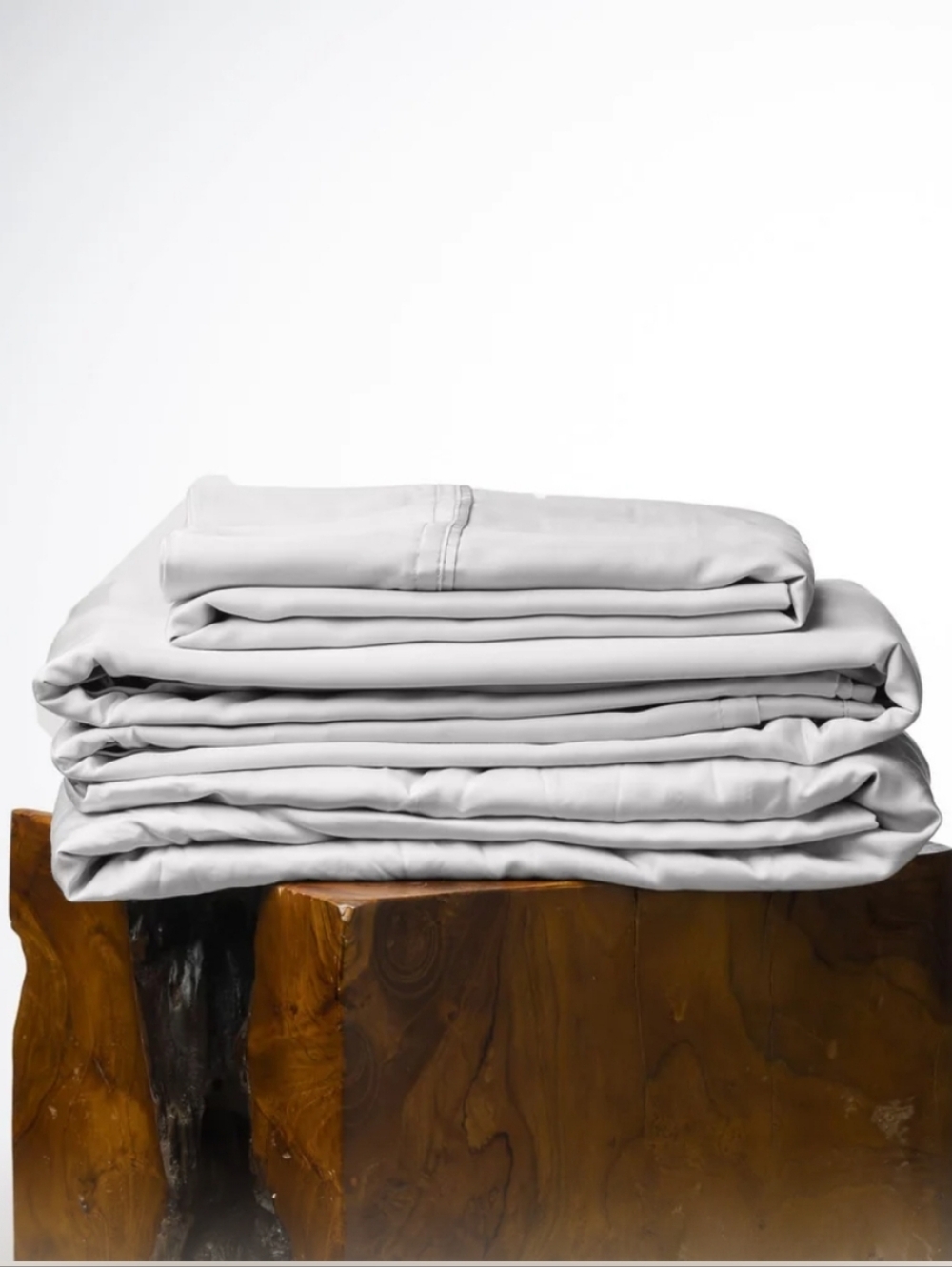 Olive & Crate KING Luxury Duvet Set – Grey Mist – TENCEL™ Ultra Soft Bedding